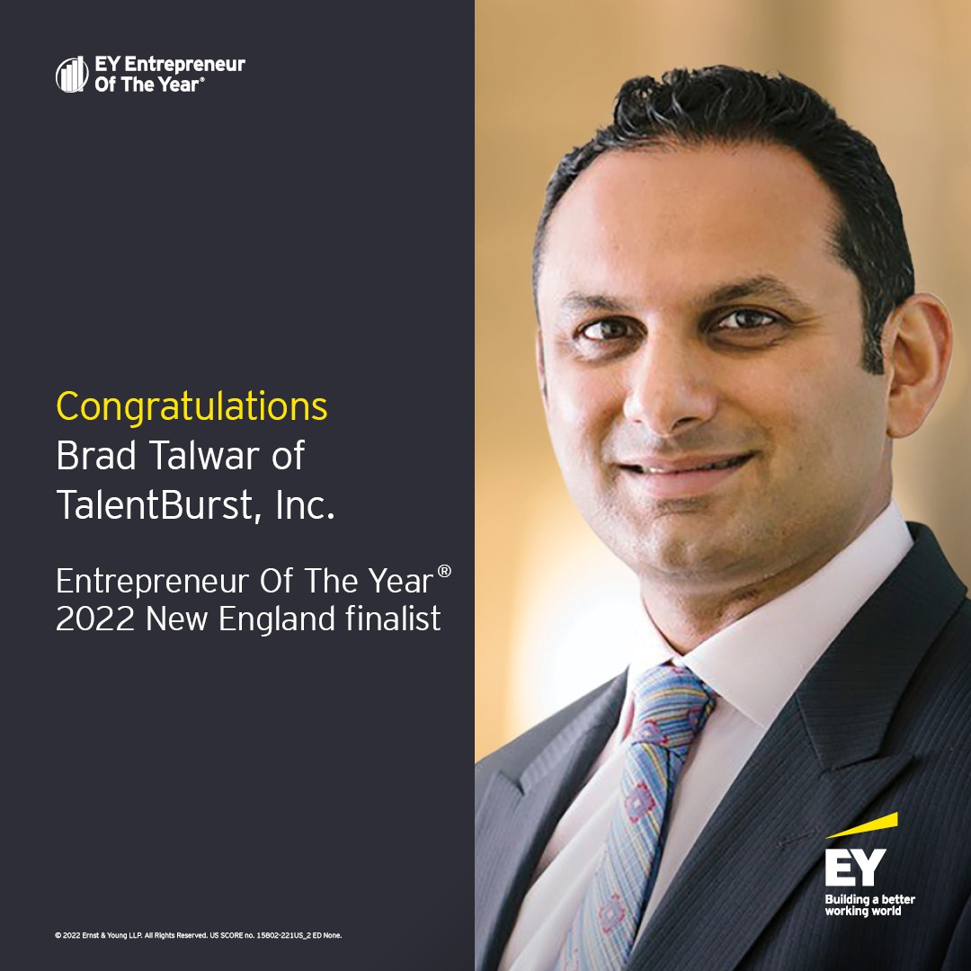 EY Announces Brad Talwar as an Entrepreneur Of The Year® 2022 New England Award Finalist