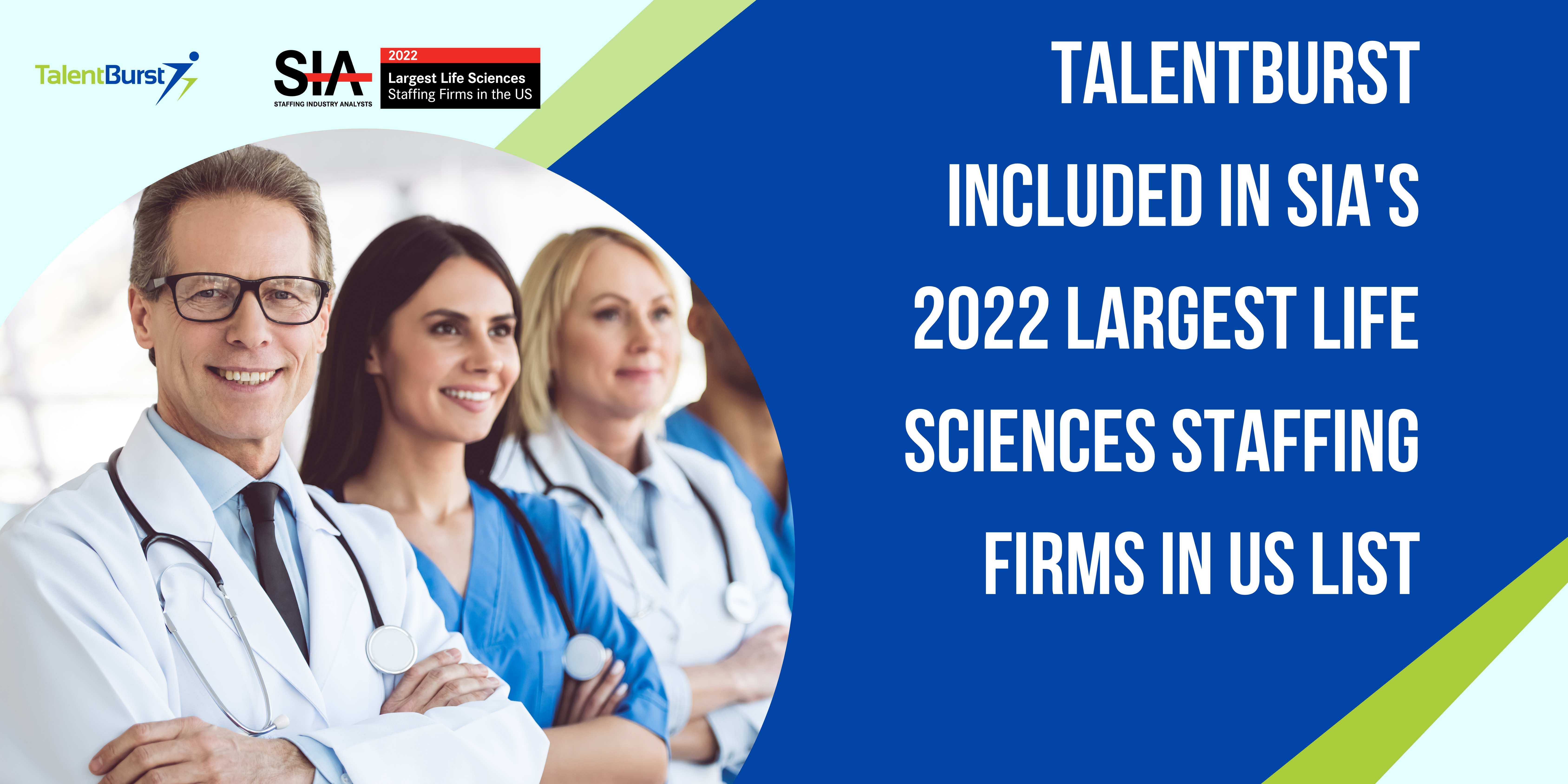 TalentBurst recognized on SIA 2022 Largest Life Sciences Staffing Firms US list